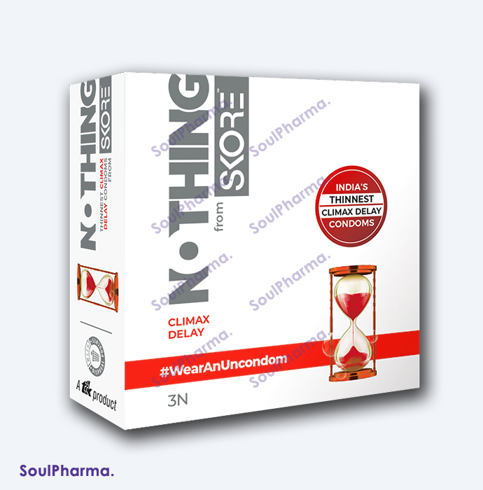 Skore NoThing Climax Delay Condom (3pcs)